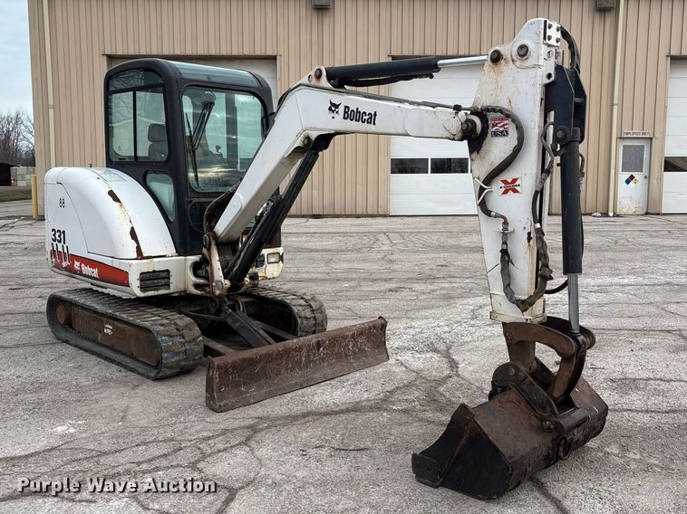 image for item FK1300 2008 Bobcat 331G mini excavator