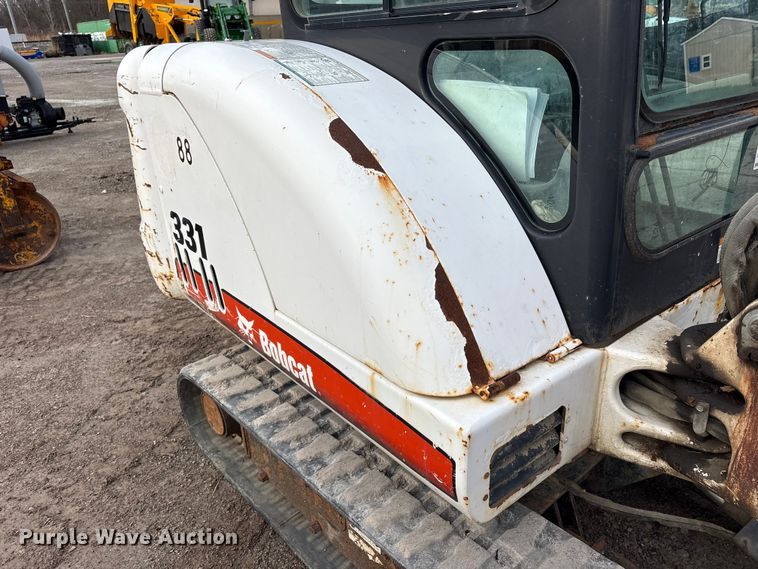 image for item FK1300 2008 Bobcat 331G mini excavator