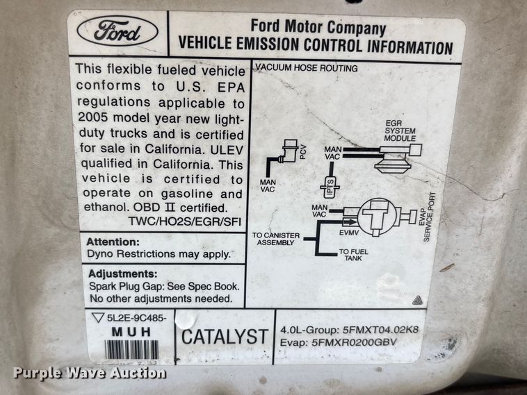 image for item FK1304 2005 Ford Explorer SUV