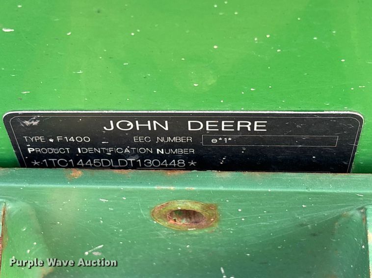 image for item FK1314 2013 John Deere 1445 series II lawn mower