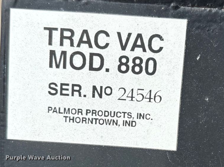 image for item FK1315 Trac Vac 880 leaf vacuum