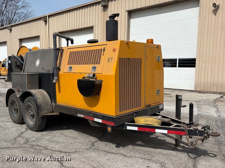 image for item FK1319 2008 Sewer Equipment Co. of America sewer jetter trailer