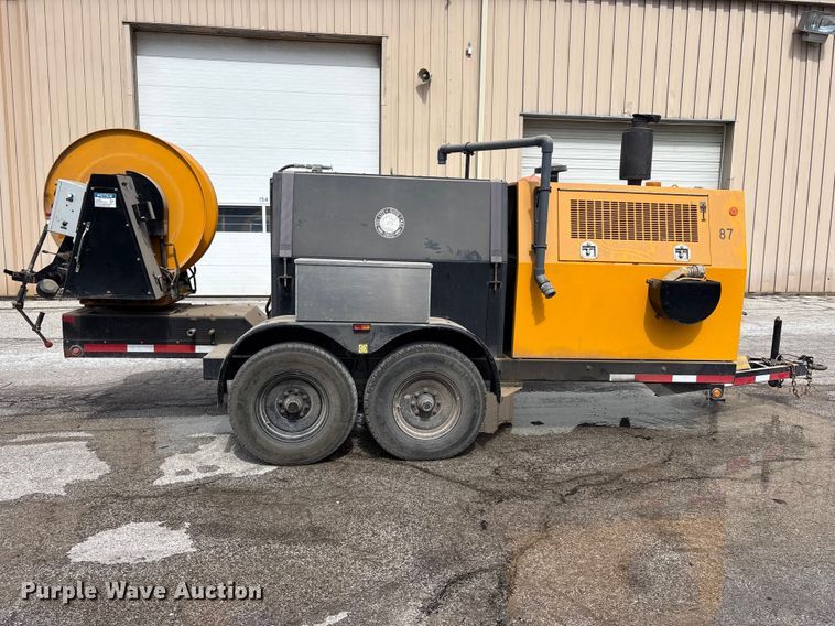 image for item FK1319 2008 Sewer Equipment Co. of America sewer jetter trailer