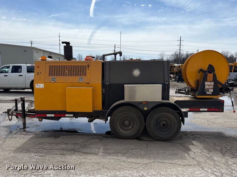 image for item FK1319 2008 Sewer Equipment Co. of America sewer jetter trailer