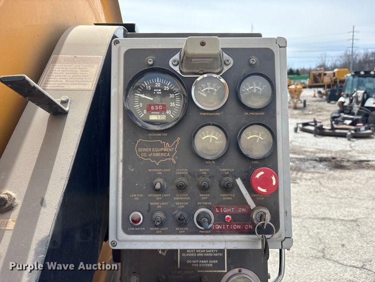 image for item FK1319 2008 Sewer Equipment Co. of America sewer jetter trailer