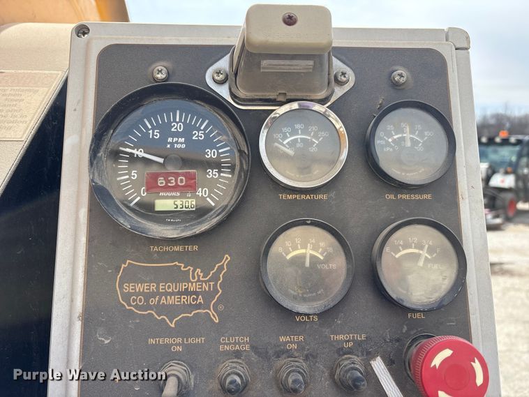 image for item FK1319 2008 Sewer Equipment Co. of America sewer jetter trailer