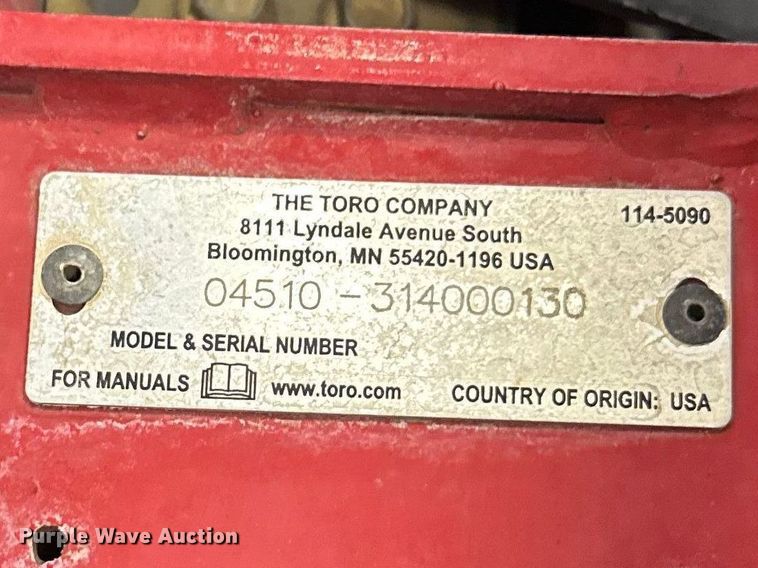 image for item FK1823 2014 Toro Greensmaster 3300 Triflex reel mower