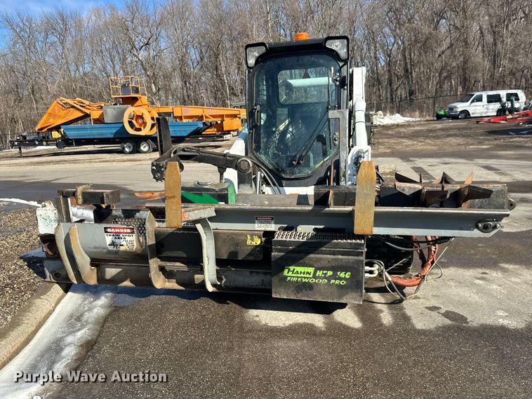 image for item FK1830 Hahn HFP160 skid steer log processor