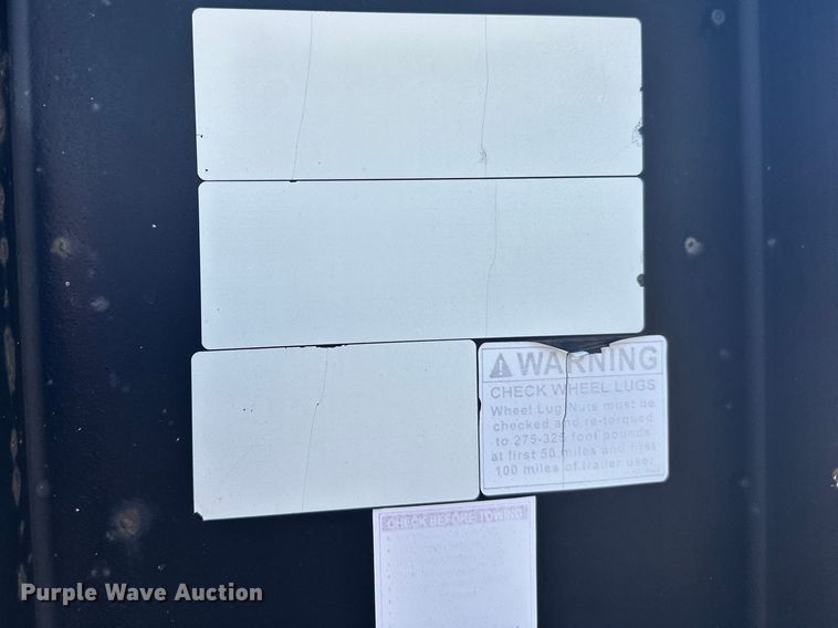 image for item FK1846 2015 Kaufman equipment trailer