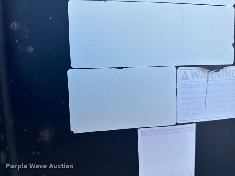 image for item FK1846 2015 Kaufman equipment trailer