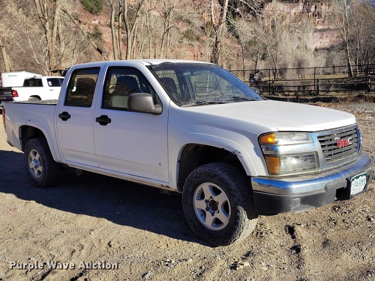 image for item IH9466 2007 GMC Canyon Crew Cab pickup truck