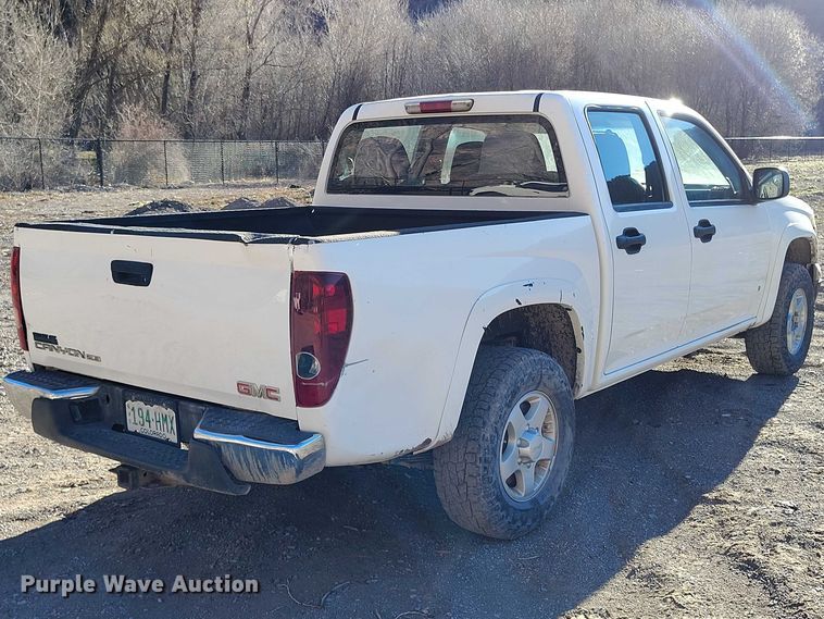 image for item IH9466 2007 GMC Canyon Crew Cab pickup truck