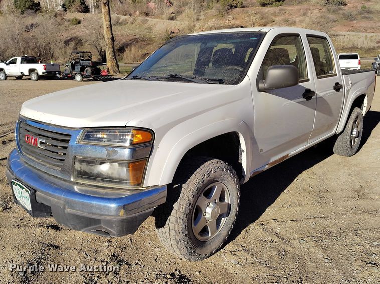 image for item IH9466 2007 GMC Canyon Crew Cab pickup truck