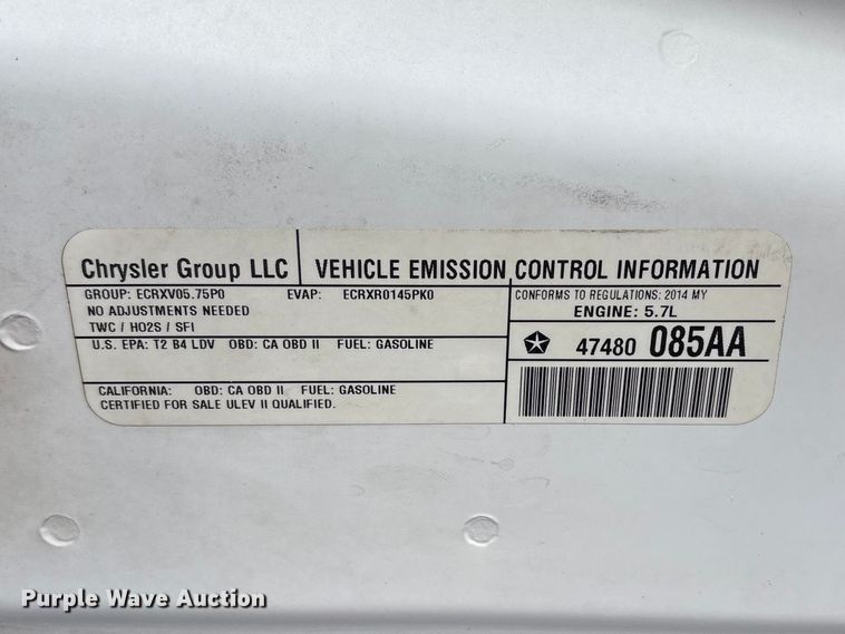 image for item NK9063 2014 Dodge Charger Police 