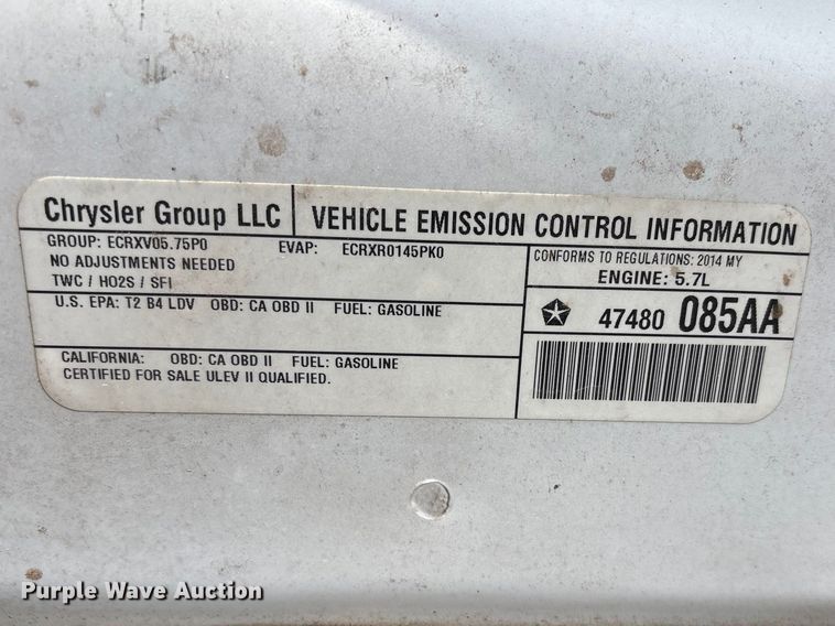 image for item NK9064 2014 Dodge Charger Police 