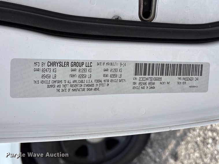 image for item NK9064 2014 Dodge Charger Police 