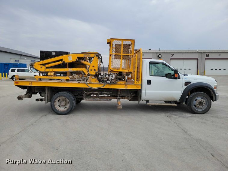 image for item NK9929 2008 Ford F450 Super Duty traffic sign truck