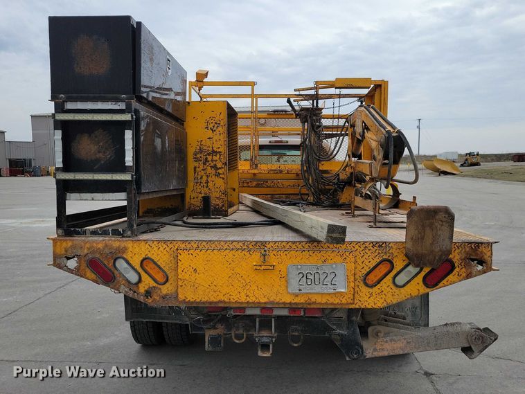 image for item NK9929 2008 Ford F450 Super Duty traffic sign truck