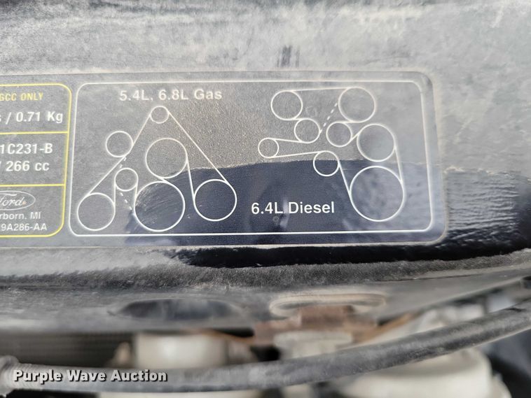 image for item NK9929 2008 Ford F450 Super Duty traffic sign truck