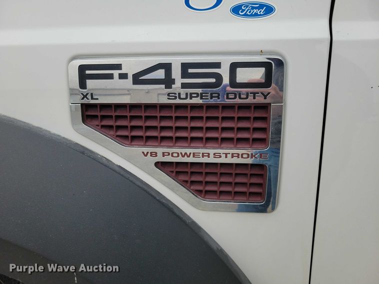 image for item NK9929 2008 Ford F450 Super Duty traffic sign truck