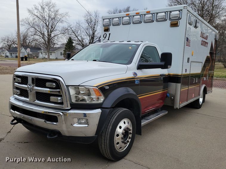 image for item NK9930 2017 RAM 4500 ambulance