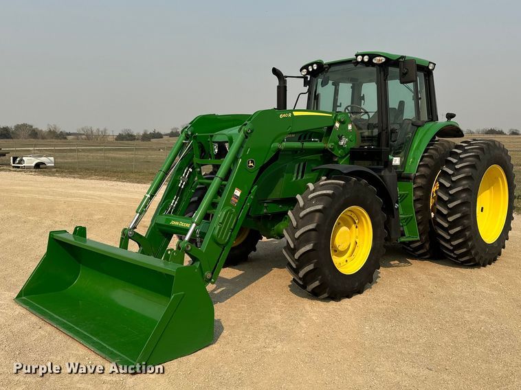 image for item DQ7757 2020 John Deere 6155M MFWD tractor