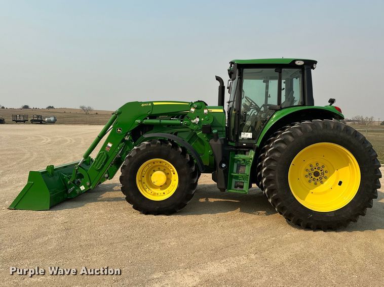 image for item DQ7757 2020 John Deere 6155M MFWD tractor