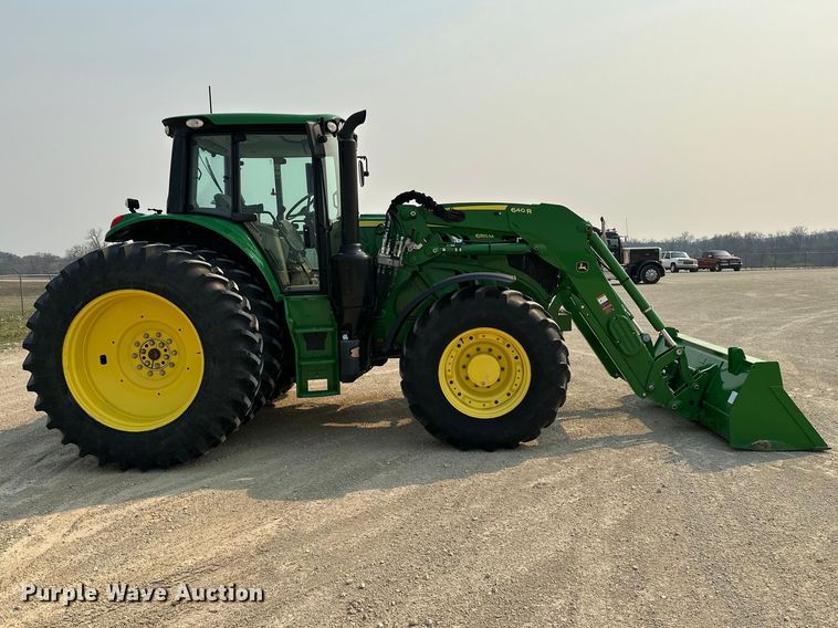 image for item DQ7757 2020 John Deere 6155M MFWD tractor