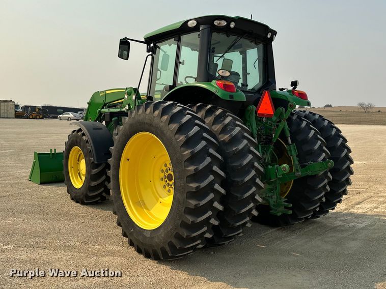 image for item DQ7757 2020 John Deere 6155M MFWD tractor