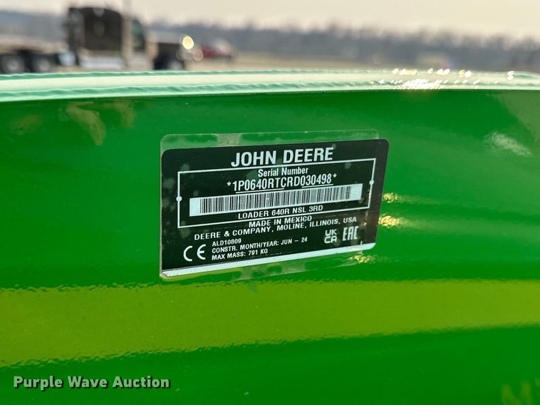 image for item DQ7757 2020 John Deere 6155M MFWD tractor