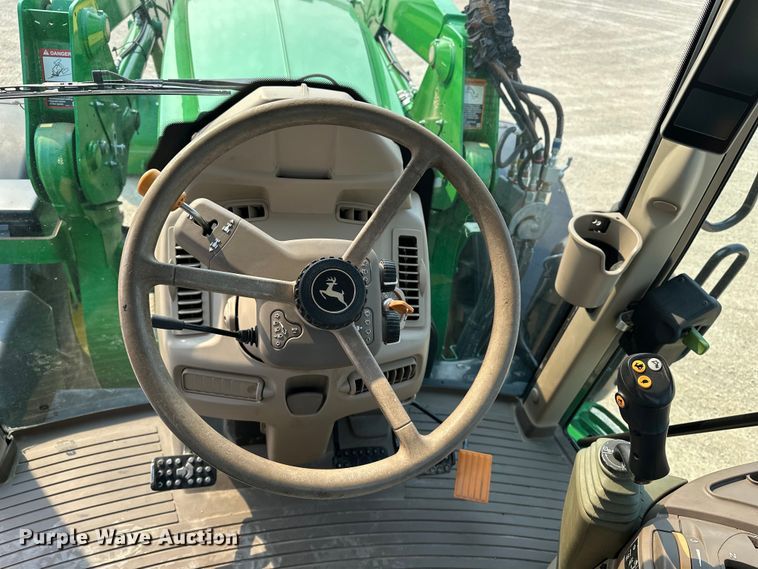 image for item DQ7757 2020 John Deere 6155M MFWD tractor