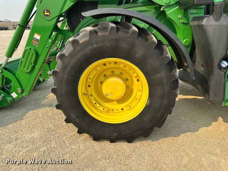 image for item DQ7757 2020 John Deere 6155M MFWD tractor