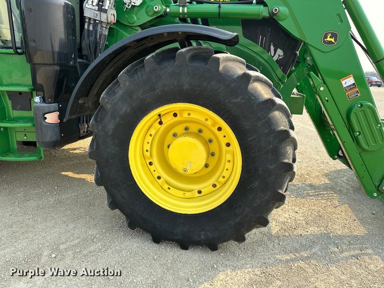 image for item DQ7757 2020 John Deere 6155M MFWD tractor