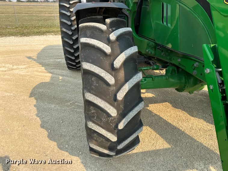 image for item DQ7757 2020 John Deere 6155M MFWD tractor