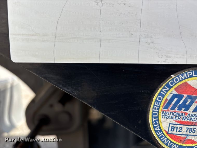 image for item EA4579 2013 B-B drop deck equipment trailer