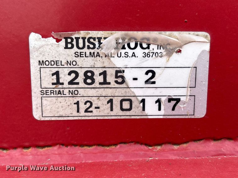 image for item EA4580 Bush Hog 12815-2 batwing rotary mower