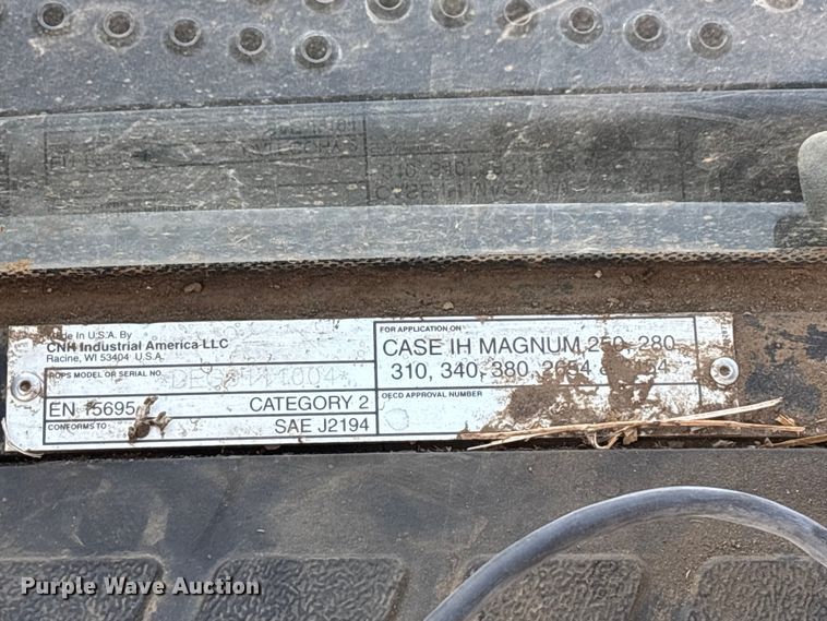 image for item EA4583 2019 Case 380 CVT Magnum MFWD tractor