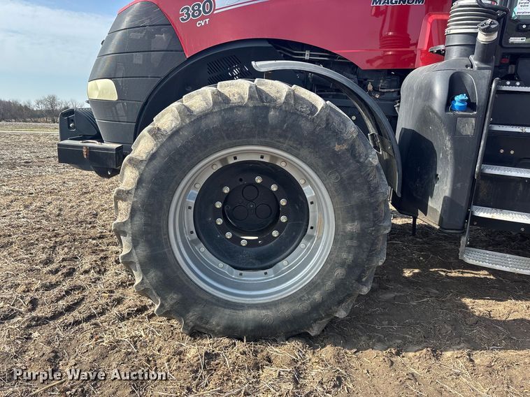 image for item EA4583 2019 Case 380 CVT Magnum MFWD tractor