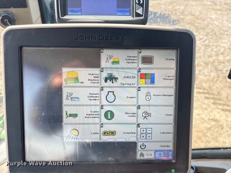 image for item EA4585 2013 John Deere R4038 sprayer