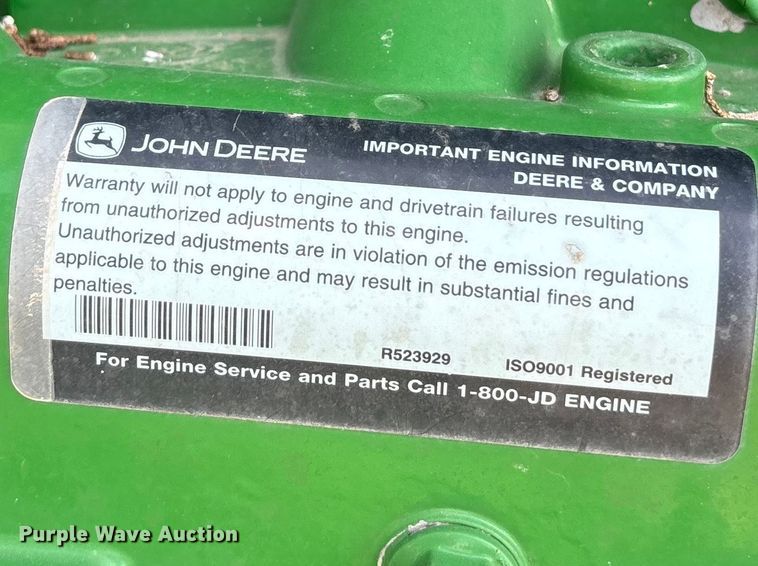 image for item EA4585 2013 John Deere R4038 sprayer