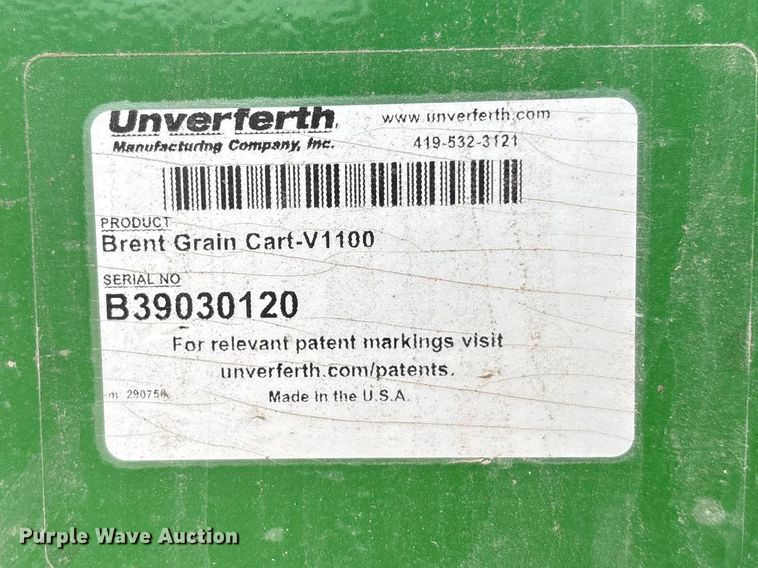 image for item EA4599 Brent V1100 grain cart