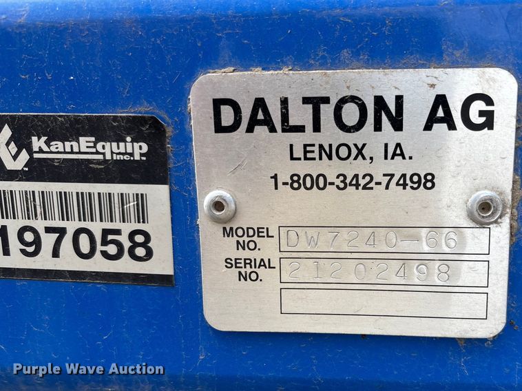 image for item EA4601 Dalton Ag DW7240-66 NH3 applicator