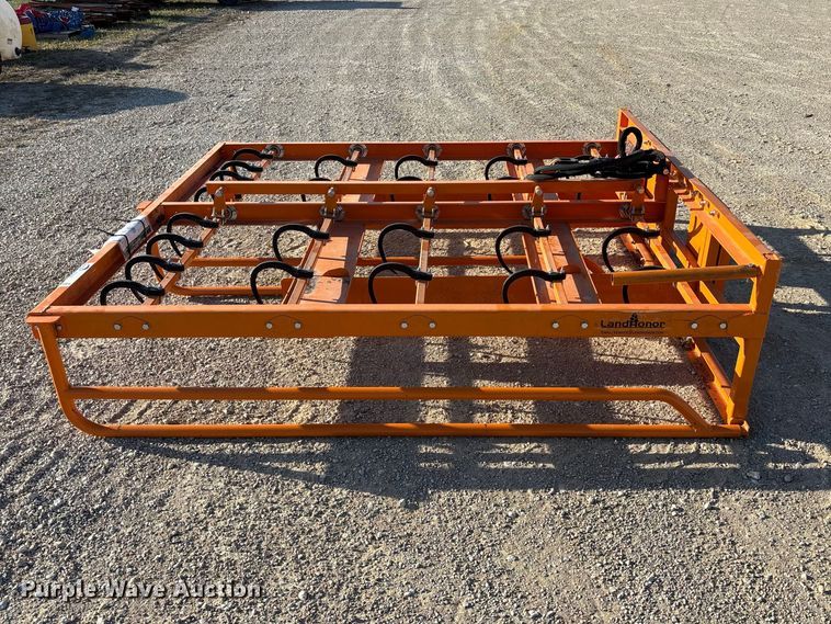 image for item EA4664 Land Honor Hag-12-23Q skid steer bale accumulator grapple