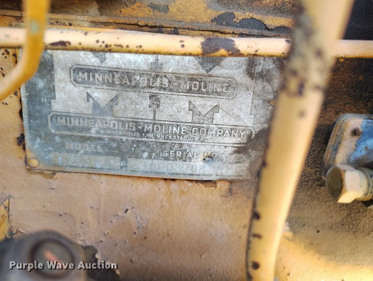 image for item ED0012 Minneapolis-Moline 445 tractor