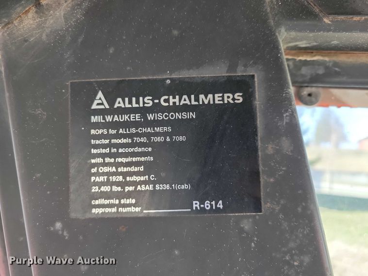 image for item EE0915 1975 Allis-Chalmers AC7060 tractor