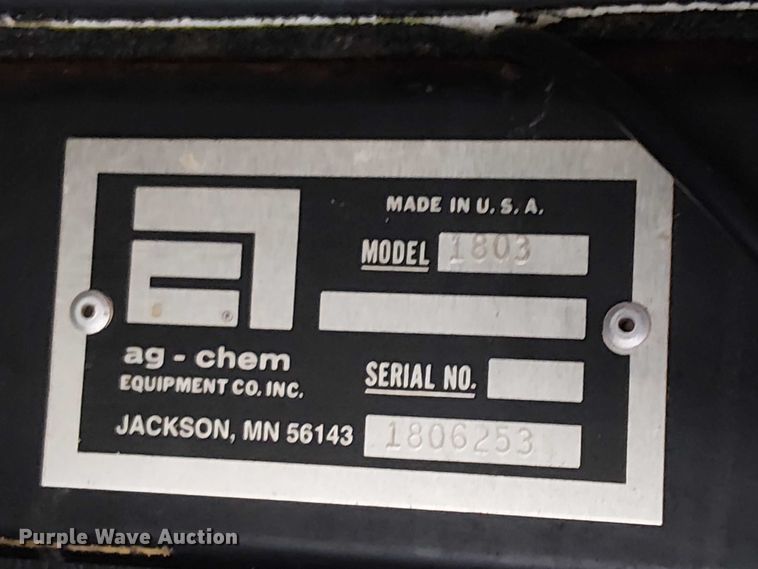 image for item EE5249 Ag-Chem TerraGator 1803 sprayer