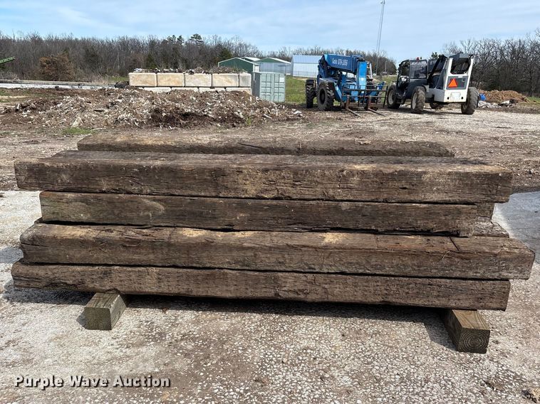 image for item EJ7810 Approximately (37) rail road ties