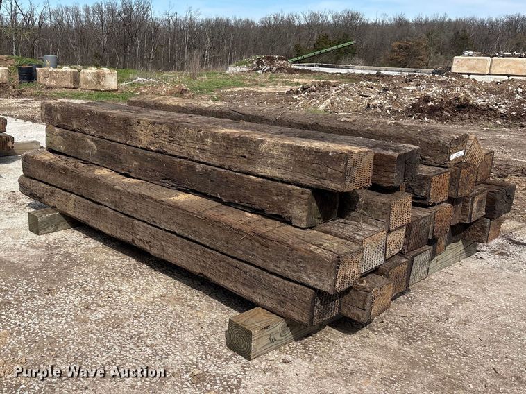 image for item EJ7810 Approximately (37) rail road ties