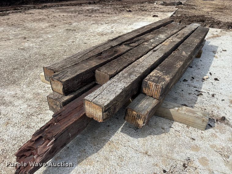image for item EJ7810 Approximately (37) rail road ties