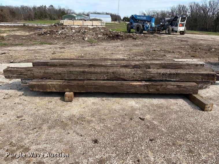image for item EJ7810 Approximately (37) rail road ties